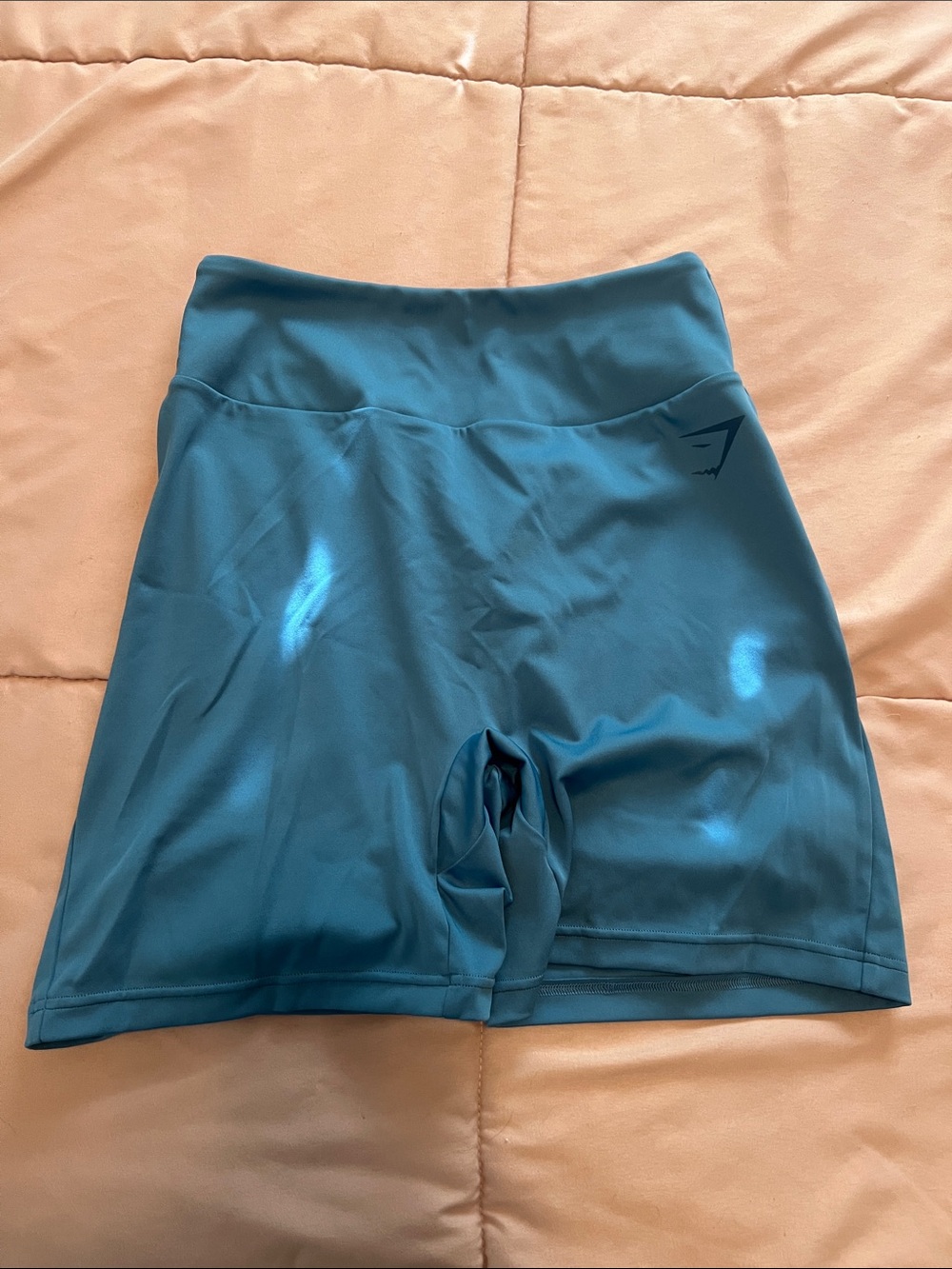 Gymshark Blue High-Rise Training Shorts
